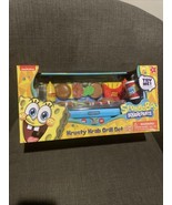 SpongeBob SquarePants Krusty Krab Grill Set Sizzle Sound 32 Pcs New Kids... - $64.35