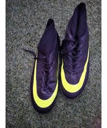 BINBINNIAO shoes rubber Flex leather 12 NEW Neon fluorescent Yellow Purple - $459.60 MXN