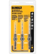 6, 8, And 10 Countersink Drill Bits Are Included In The Dewalt Dw2535 Set. - $33.99