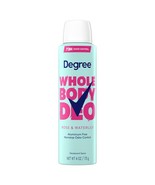 3 PACK Degree Women Whole Body Deodorant Spray, Rose &amp; Waterlily Scent, ... - $429.77 MXN