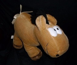 12&quot; Vintage Garfield Brown Horse Charlie Pony Friend Stuffed Animal Plush Toy - £43.82 GBP