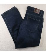 Lee Extreme Motion Jeans Relaxed Fit Straight Leg Dark Convoy Mens 34x30 - $48.79 CAD