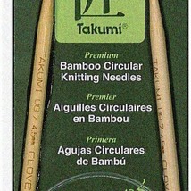 BambooCraft 16&quot; Circular Knitting Needle - Takumi Size 7, Brown - £29.86 GBP