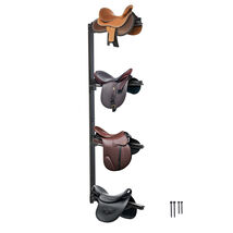 VEVOR Wall Mount Saddle Rack, 24 x 7 x 52 in, Four Tiers Saddle Storage ... - $50.90