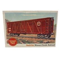 VTG 1955 Topps Rails &amp; Sails, # 11 Stock Car Missouri Pacific Railroad - $31.67