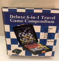 Deluxe 6-in-1 Travel Game Compendium # 6161 American Express # 1616 - £6.31 GBP