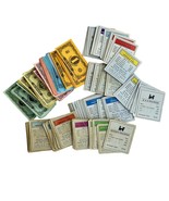 Vintage Monopoly Play Money and Property Cards Railroad Replacement Craf... - $203.92 MXN