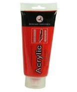 Red Acrylic Paint Large 200ml Professional Artist Paint Multiple Applica... - $6.99