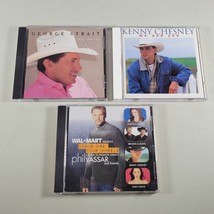 Country Music CD Lot Albums George Strait Kenny Chesney Phil Vassar - £8.45 GBP
