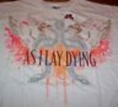 As I Lay Dying Band T-Shirt 2XL Xxl Metal New - £15.79 GBP
