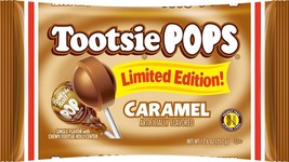 Tootsie Pops Limited Edition Individually Wrapped Caramel Lollipops, 1 Bag - £10.80 GBP
