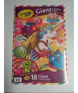 Crayola 18 page Uni-Creatures Giant Coloring Kids 12.75 x 19.5 books (Qt... - $29.99