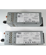 lot of 2 Dell Poweredge R710 T610 570W PSU MYXYH T327N VPR1M G0KD5 RXCPH... - $36.42