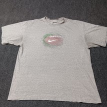 Vintage Nike Football Shirt Adult Large Gray Crew Neck Y2K Streetwear - $27.77