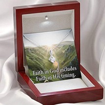 Express Your Love Gifts Faith in God&#39;s Timing Inspirational Message Gift Eternit - £42.63 GBP