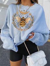Kawaii Hoodie Women Long Sleeve Top  Print Streetwear Casual Loose Female Sweats - £65.89 GBP