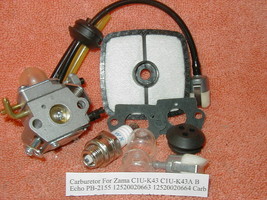 Carburetor For Zama C1U-K43 C1U-K43A B Echo PB-2155 12520020663 12520020... - £10.30 GBP