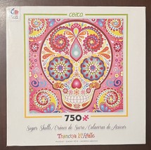 Ceaco Jigsaw Puzzle SUGAR SKULLS Thaneeya McArdle 750 Pc Day of the Dead Excelnt - $12.29