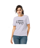 Women’s Organic Ribbed Neck T-Shirt - Happy Lavender - $77.49 CAD