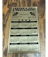 Lester&#39;s Deli restaurant Pittsburgh PA 1998 refrigerator calendar movie ... - $362.91 MXN