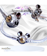 Pandora Disney 100th Anniversary Bracelet Sterling Silver &amp; Goldplated U... - $84.93 CAD