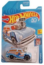 2018 Hot Wheels #294 HW Sports 8/10 SURF &#39;N TURF Blue w/Black DD8 Spoke ... - $2.92