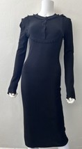 Bryan Bradley Knit Black Dress Silk Cashmere Women’s Size 6 NEW - $111.27