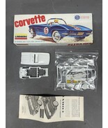 Vintage 1975 Lindberg 1962 Chevrolet Corvette LeMans Model Kit Road Race... - $606.89 MXN