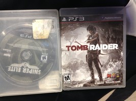 Set Of 2 Tomb Raider [+Manual] + Sniper Elite [Game Only In Clear Case] PS3 - £10.18 GBP