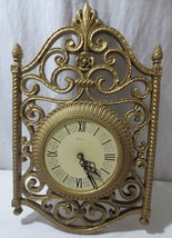Vtg Syroco Clock Holy Regency Mid-Century Gold Works 1969 - £52.77 GBP