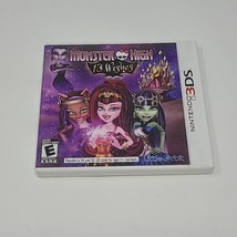 Monster High 13 Wishes (Nintendo 3DS) Original Case &amp; Manual Only - £7.73 GBP