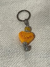 Heart keychain, Heart keyring, Heart key chain, Resin heart keychain - $13.44