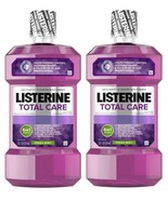 (Pack of 2) Listerine Total Care Anticavity Mouthwash Fresh Mint 1 Liter - £27.62 GBP