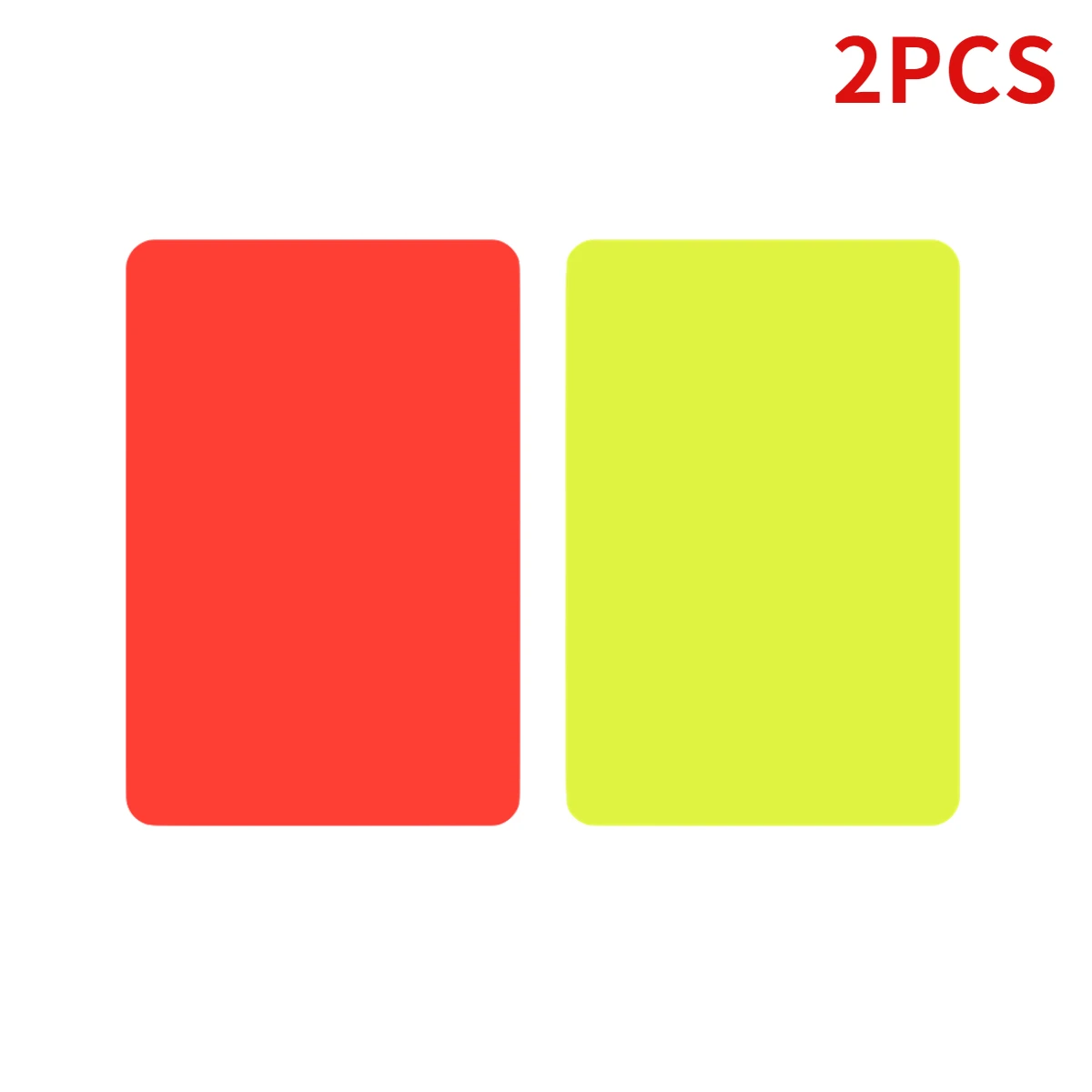 6/4/2Pcs  Football Referee Red and Yellow Card Set Soccer Warning and Ejection C - £80.37 GBP