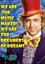 Willy Wonka &amp; The Chocolate Factory We Are The Music Makers Refrigerator Magnet - £3.12 GBP