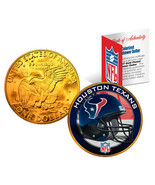 HOUSTON TEXANS  NFL 24K Gold Plated IKE Dollar US Coin OFFICIALLY LICENSED - €11,21 EUR