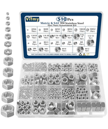 SAE &amp; Metric 510-Piece Hex Nut Assortment Kit in 304 Stainless Steel - €30,68 EUR