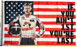 Talladega Nights Flag Beer Ricky Bobby Ain’t First Last Nascar USA 3x5’ - £14.84 GBP