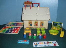 Vintage Fisher Price Play Family #923 School 99.9% Complete/EXC--EXC++ (K)  - £129.30 GBP