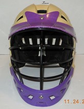 BRINE TRIAD ST2 LACROSSE HELMET Size Medium With Mask Purple OSFM - $49.91