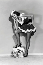 Julie Adams In Santa Costume Leggy Christmas Pose 11x17 Mini Poster - £10.15 GBP