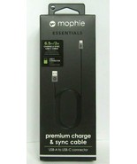 NEW Mophie Premium Charge &amp; Sync USB-C 2 Meter Braided Cable USB Type C ... - £7.34 GBP