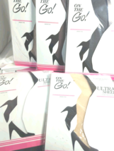 NEW ON THE GO Ultra Sheer Pantyhose Hosiery Choose Color &amp; Size - $8.50