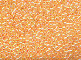 Miyuki Delicas 11/0, Golden Yellow Pearl DB 233, 25g of glass delica beads - $8.00
