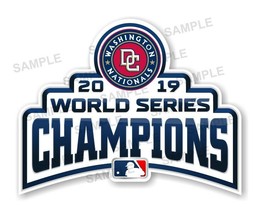 Nationals Washington  Champions  2019  Precision Cut Decal (White) - $3.46+