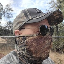 Mossy Oak Camo Facemask Wrap Around Camouflage - £15.08 GBP