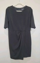 New Lulus Dress Westwood Black Half Sleeve Sheath Stretch Lined Size XL - £21.74 GBP