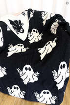 Black and White Ghost Luxury Blanket - $48.95