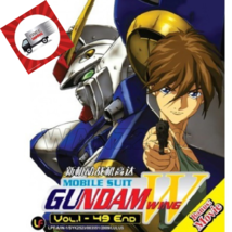 Anime DVD Mobile Suit Gundam Wing Complete TV (Vol. 1 - 49 End) + Movie Eng Dub - £27.68 GBP