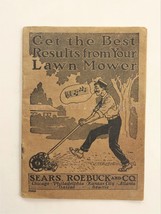 Vintage Sears Roebuck Lawn Mower Ad Booklet Chicago Il Home Garden Grass Cut - £53.67 GBP